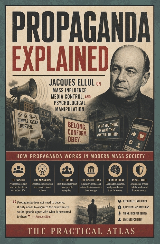 Propaganda Explained: Jacques Ellul on Mass Influence, Media Control, and Psychological Manipulation cover