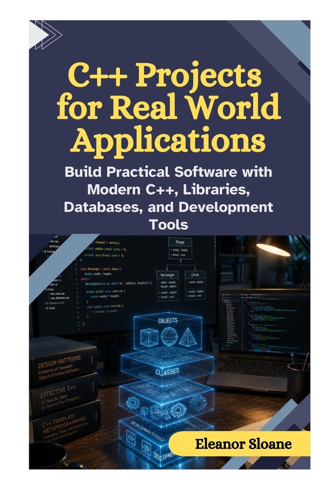 C++ Projects for Real World Applications: Build Practical Software with Modern C++, Libraries, Databases, and Development Tools cover
