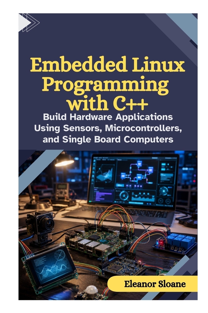 Embedded Linux Programming with C++: Build Hardware Applications Using Sensors, Microcontrollers, and Single Board Computers cover