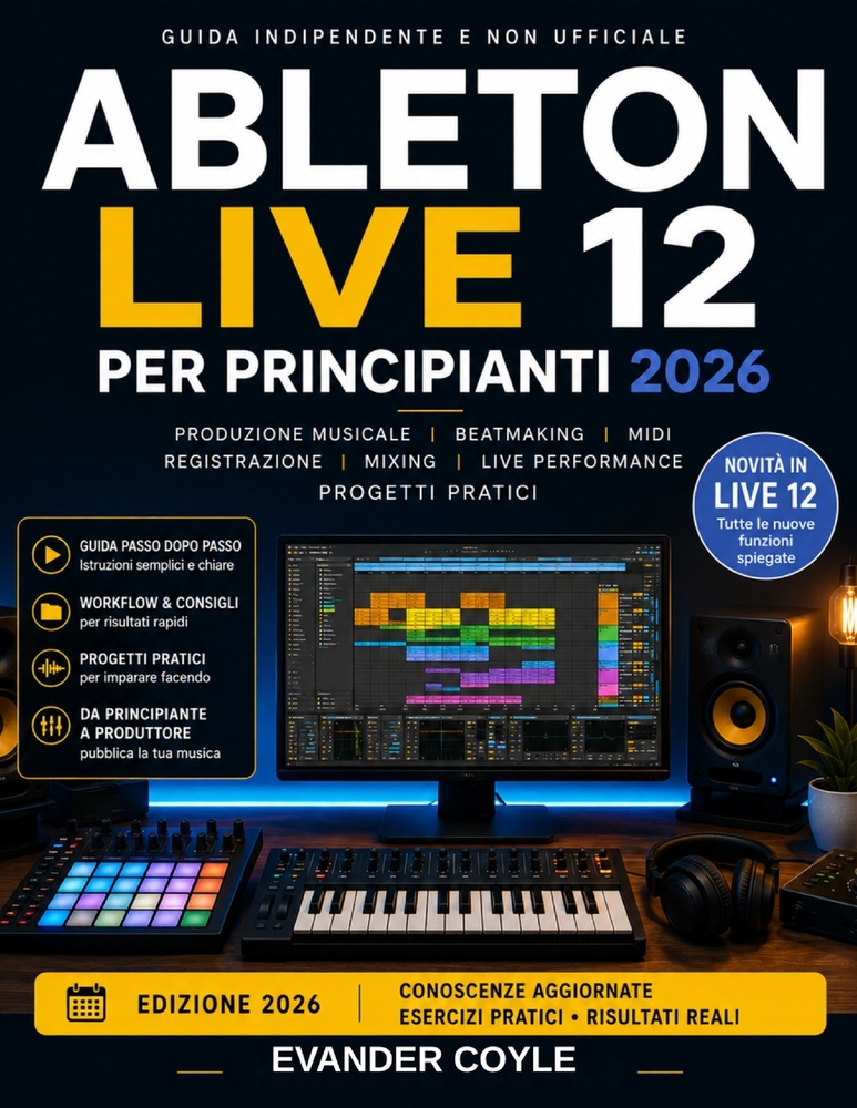 Ableton Live 12 per principianti 2026 cover