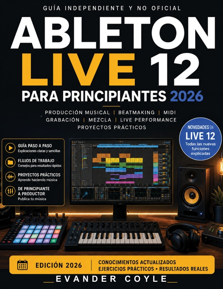 Ableton Live 12 Para principiantes 2026 cover