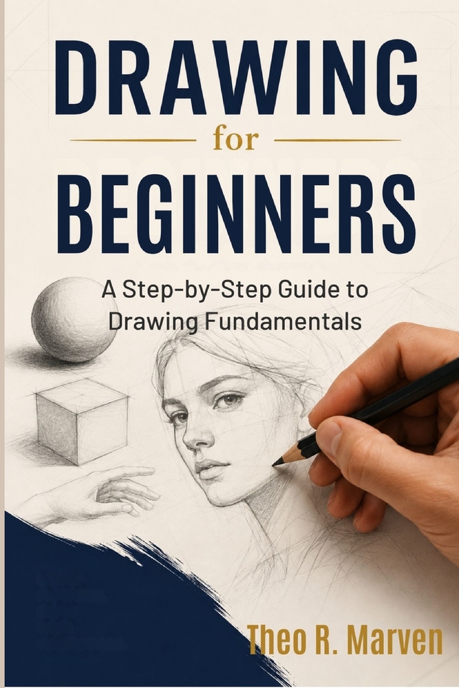Drawing for Beginners: A Step-by-Step Guide to Drawing Fundamentals cover