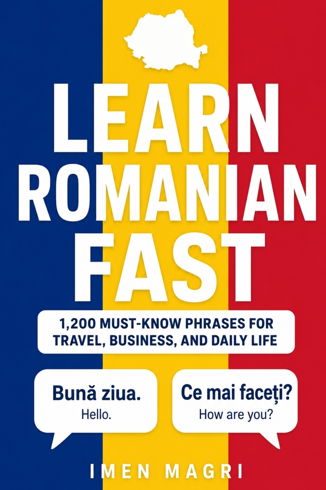 Learn Romanian Fast: 1,200 Must-Know Phrases for Travel, Business, and Daily Life cover