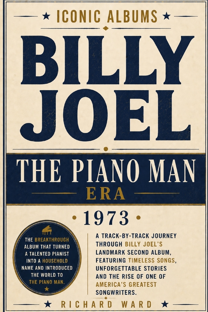 Iconic Albums Billy Joel The Piano Man Era (1973): A Track-by-Track Journey Through Billy Joel's Landmark Second Album Featuring Timeless Songs, Unfor cover