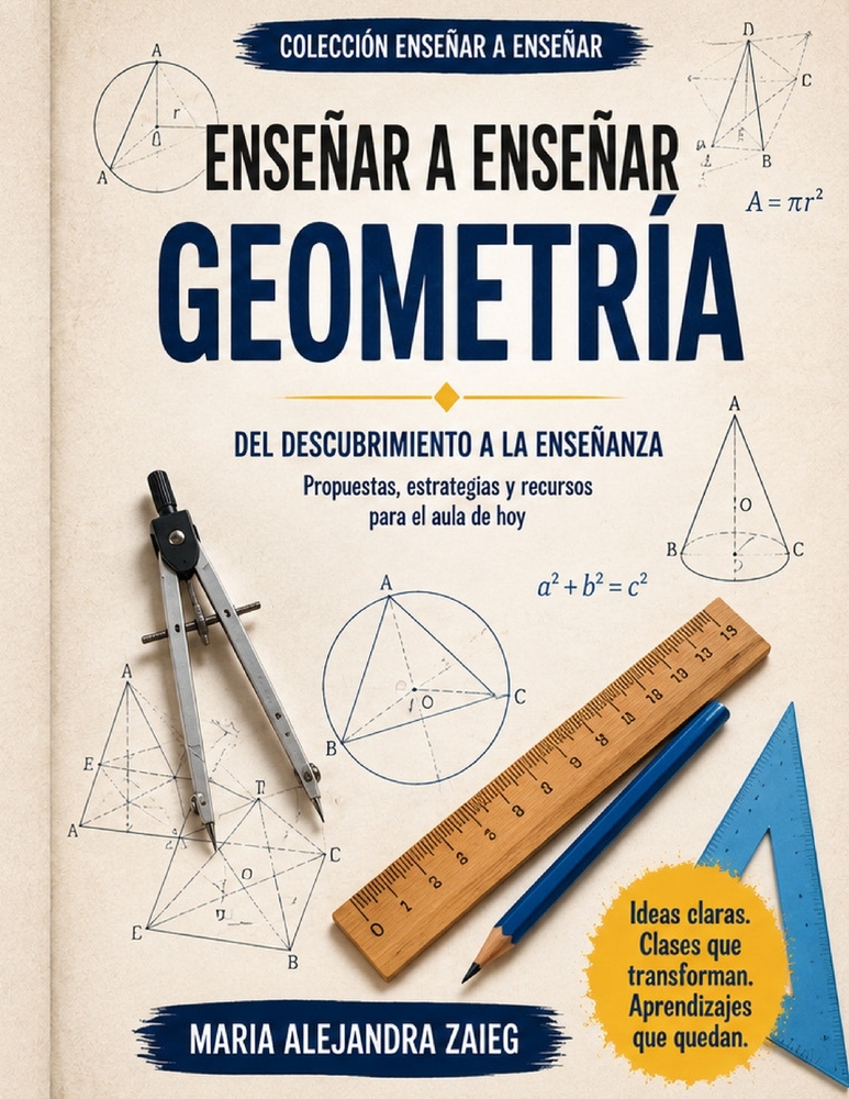 Enseñar a Enseñar Geometría: Una propuesta para mirar, descubrir, experimentar y comprender la geometría en el aula cover