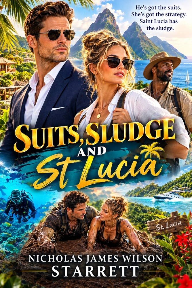 Suits, Sludge & St Lucia: He's got the suits. She's got the strategy. Saint Lucia has the sludge. From concrete jungle, to coconut trees . . . corpora cover