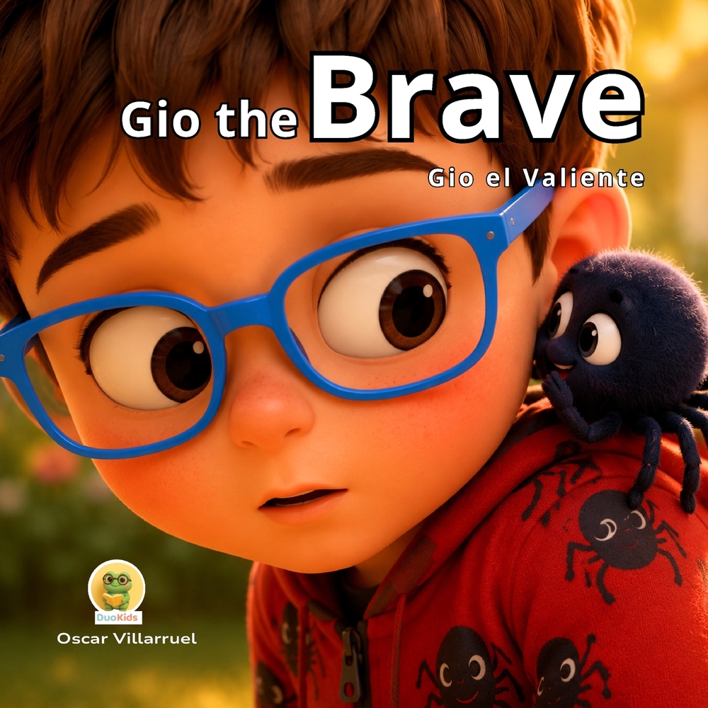Gio the Brave - DUOKIDS: Gio el valiente - A Bilingual Story About Courage, Kindness, and Believing in Yourself cover