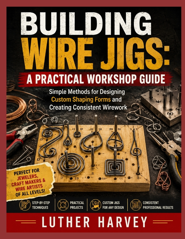 Building Wire Jigs: A PRACTICAL WORKSHOP GUIDE: Simple Methods for Designing Custom Shaping Forms and Creating Consistent Wirework cover