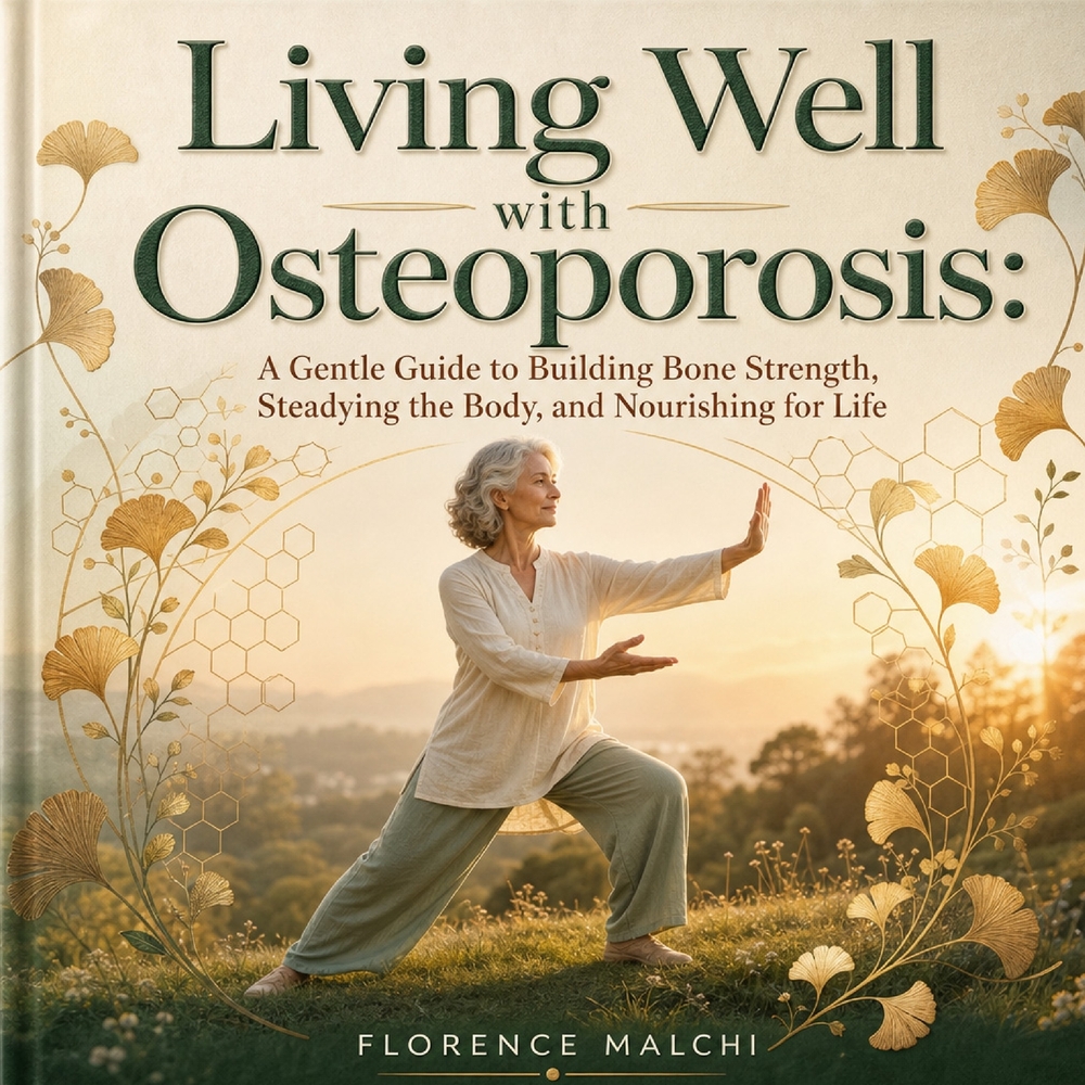 Living Well with Osteoporosis: A Gentle Guide to Building Bone Strength, Steadying the Body, and Nourishing for Life cover