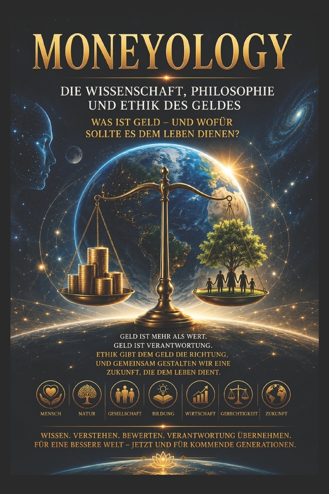 MONEYOLOGY Die Wissenschaft, Philosophie und Ethik des Geldes: Was ist Geld - und wofür sollte es dem Leben dienen? cover