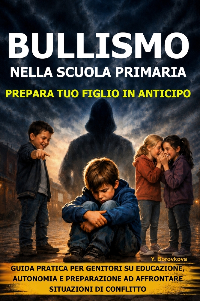 Bullismo nella scuola primaria: prepara tuo figlio in anticipo: Guida pratica per genitori su educazione, autonomia e preparazione ad affrontare situa cover