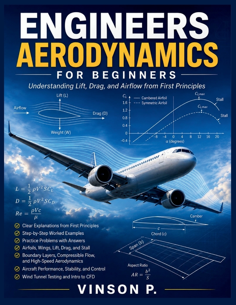Engineers Aerodynamics for Beginners: Understanding Lift, Drag, and Airflow from First Principles cover