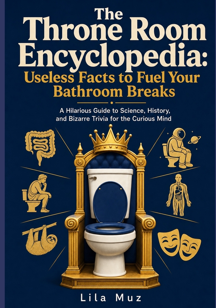 The Throne Room Encyclopedia: Useless Facts to Fuel Your Bathroom Breaks: A Hilarious Guide to Science, History, and Bizarre Trivia for the Curious Mi cover