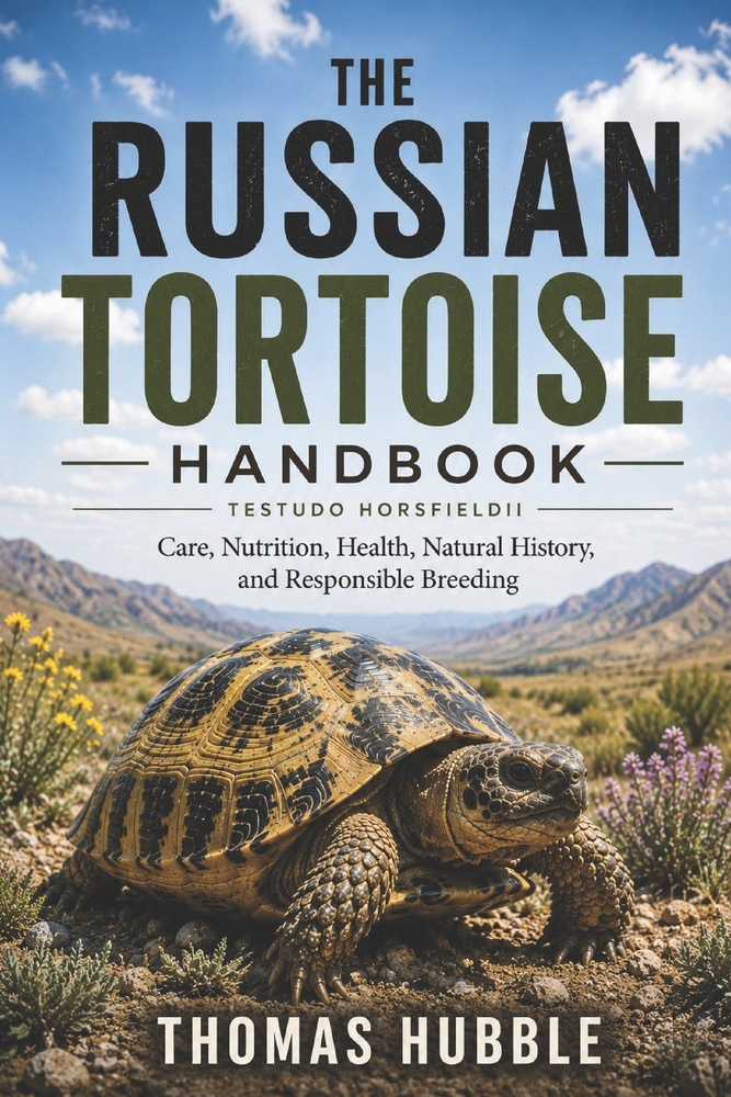 The Russian Tortoise Handbook: Care, Nutrition, Health, Natural History, and Responsible Breeding cover