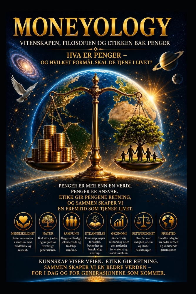 MONEYOLOGY Vitenskapen, filosofien og etikken om penger: Hva er penger - og hva bør de tjene i livet? cover