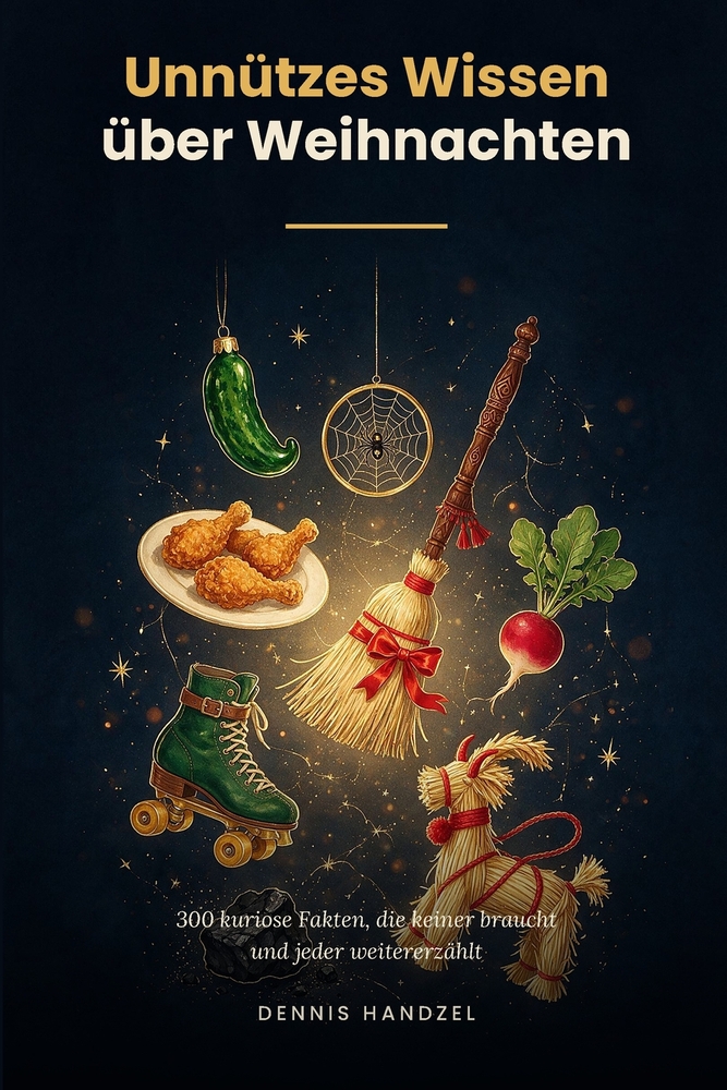 Unnützes Wissen über Weihnachten: 300 kuriose Fakten, die keiner braucht und jeder weitererzählt cover