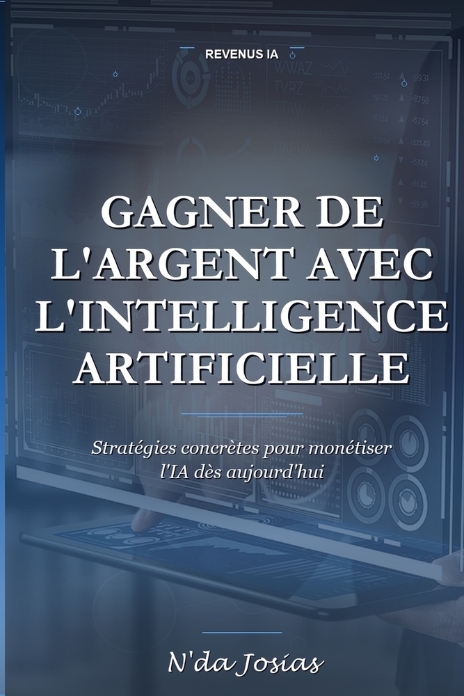 Gagner de l'Argent avec l'Intelligence Artificielle: 50 Méthodes Concrètes pour Créer des Revenus, Lancer un Business et Exploiter l'IA cover