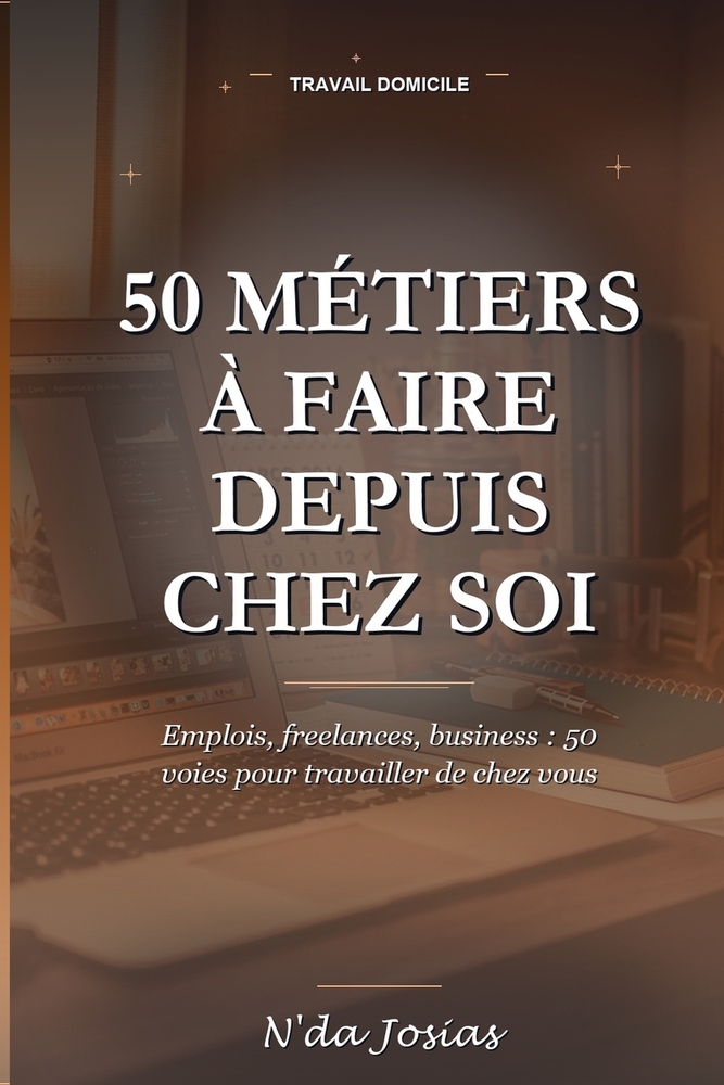 50 Métiers à Faire depuis Chez Soi: Les Meilleures Idées pour Gagner de l'Argent, Créer une Activité Rentable et Travailler à Votre Propre Compte cover
