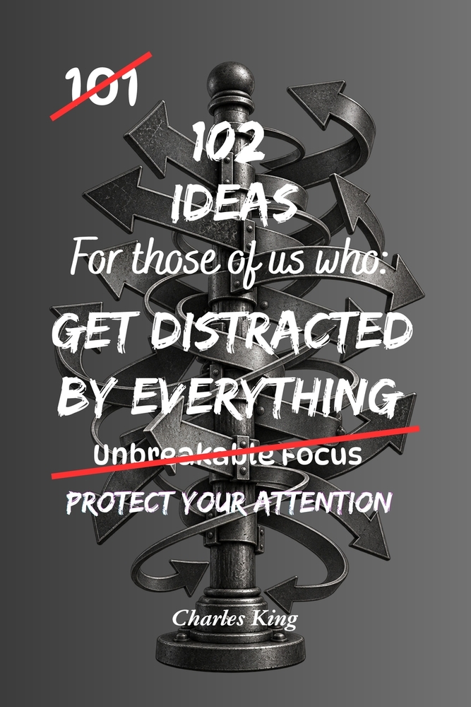 102 Ideas For Those Of Us Who Get Distracted By Everything: Practical Ways To Reduce Distractions, Improve Focus And Strengthen Concentration cover