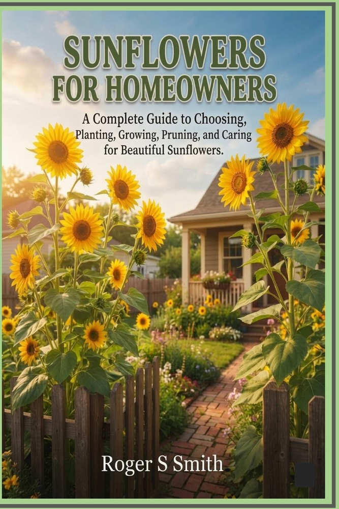Sunflowers for Homeowners: A Complete Guide to Choosing, Planting, Growing, Pruning, and Caring for Beautiful Sunflowers cover