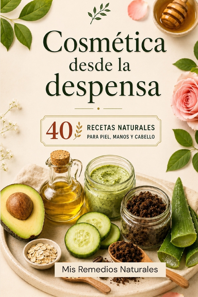 Cosmética desde la despensa: 40 recetas naturales para piel, manos y cabello cover