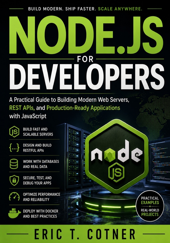 Node.Js for Developers: A Practical Guide to Building Modern Web Servers, REST APIs, and Production-Ready Applications with JavaScript cover