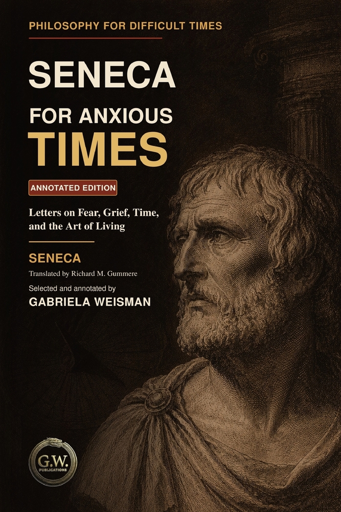 Seneca: FOR ANXIOUS TIMES: Letters on Fear, Grief, Time, and the Art of Living cover