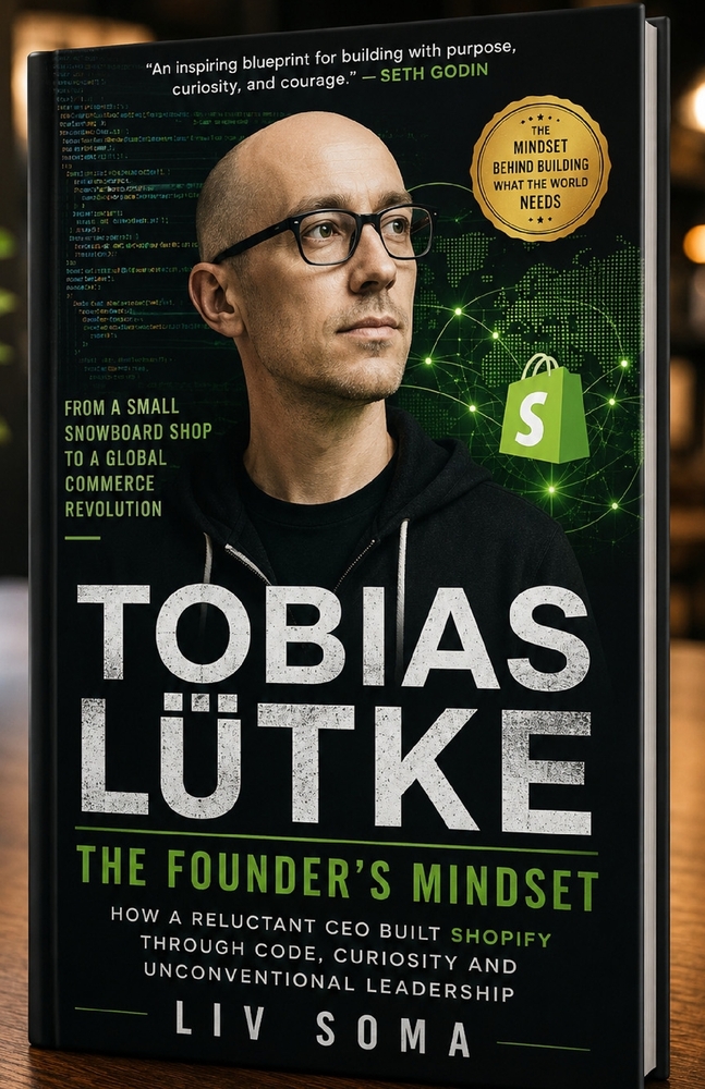 Tobias Lütke: THE FOUNDER'S MINDSET: How a Reluctant CEO Built Shopify Through Code, Curiosity and Unconventional Leadership cover