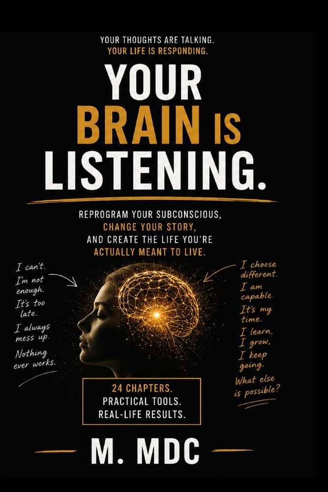 Your Brain Is Listening: Stop Repeating the Life You Don't Want: Change Your Subconscious. Change Your Assumptions. Change What Happens Next. cover