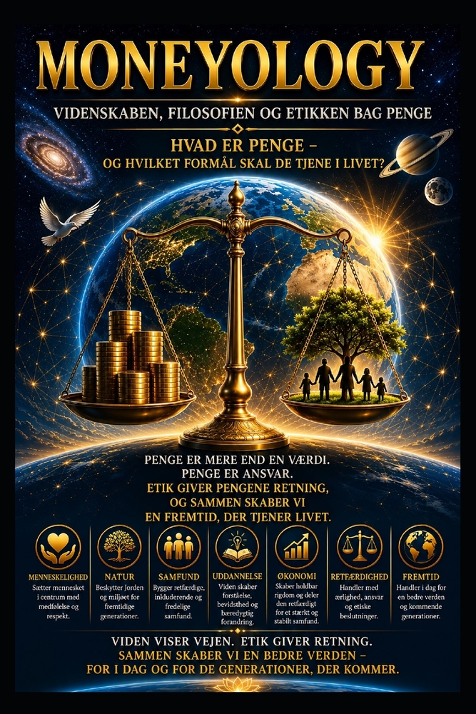 MONEYOLOGY Videnskaben, filosofien og etikken bag penge: Hvad er penge - og hvad bør de tjene i livet? cover