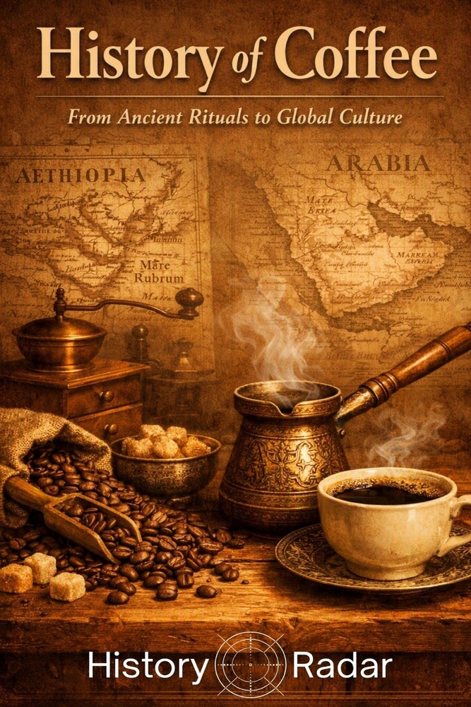 History of Coffee: From Ancient Rituals to Global Culture cover