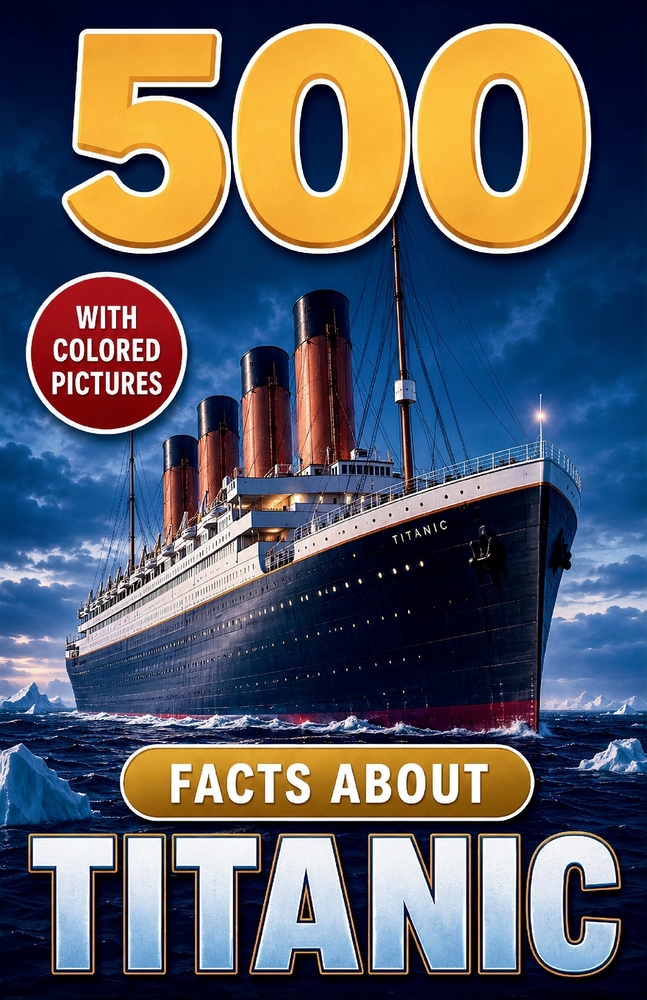 500 Fascinating Facts About Titanic: Hidden Details of Shipbuilding, Life on Board, Iceberg Warnings, Survival, and Wreck Discoveries cover