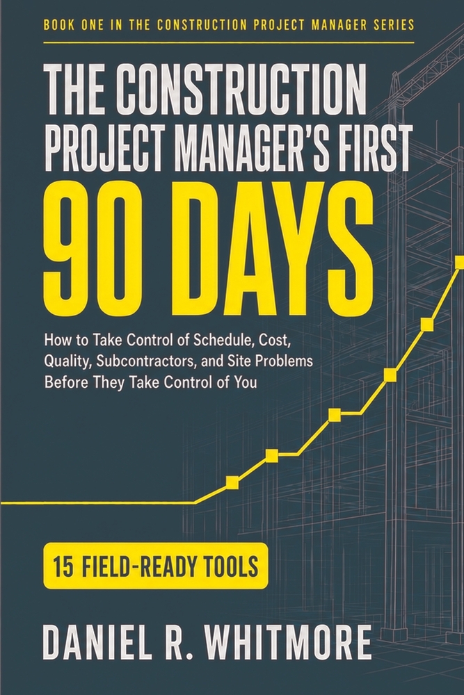 The Construction Project Manager's First 90 Days: How to Take Control of Schedule, Cost, Quality, Subcontractors, and Site Problems Before They Take C cover