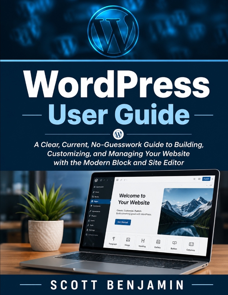 WordPress User Guide: A Clear, Current, No-Guesswork Guide to Building, Customizing, and Managing Your Website with the Modern Block and Site Editor cover