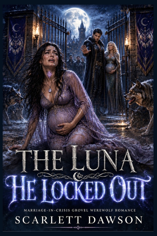 The Luna He Locked Out: Marriage-in-Crisis Grovel Werewolf Romance cover