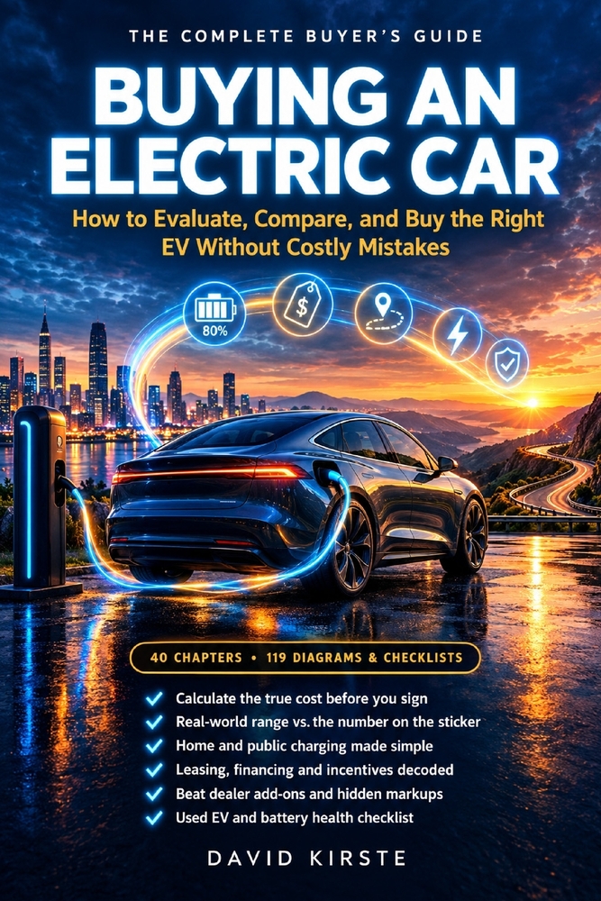 Buying An Electric Car: The Complete Guide to Choosing, Charging, and Negotiating Your Next EV cover