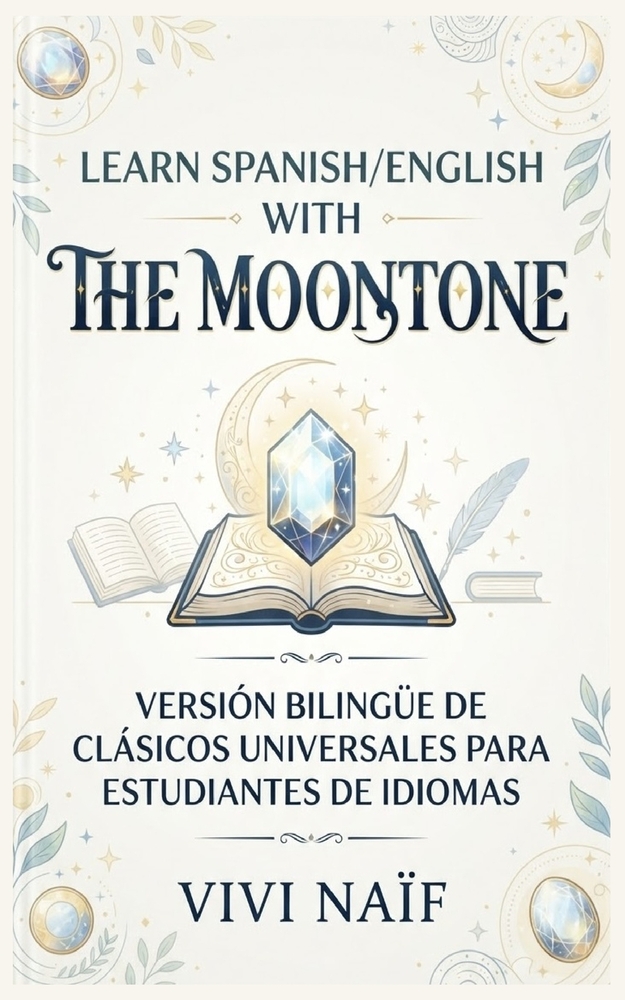 Learn Spanish/English with The moonstone: version bilingue de clasicos universales para estudiantes de idiomas cover