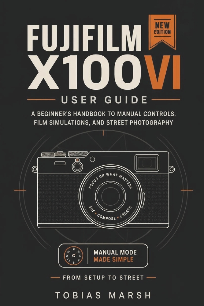 Fujifilm X100vi User Guide: A Beginner's Handbook to Mastering Manual Controls, Film Simulations and Everyday Street Photography cover