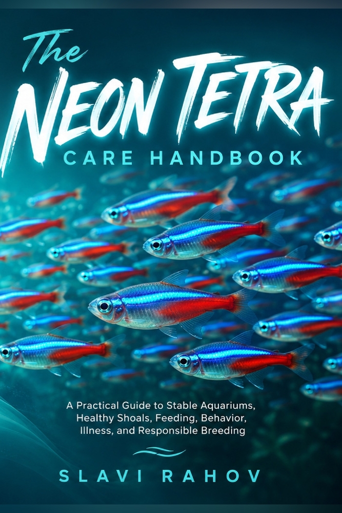 The Neon Tetra Care Handbook: A Practical Guide to Stable Aquariums, Healthy Shoals, Feeding, Behavior, Illness, and Responsible Breeding cover
