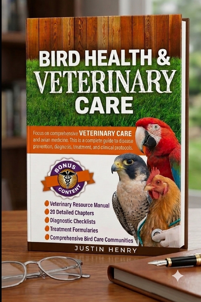 Bird Health & Veterinary Care: A Guide to Avian Medicine, Disease Prevention, Diagnosis, Treatment, and Clinical Care cover