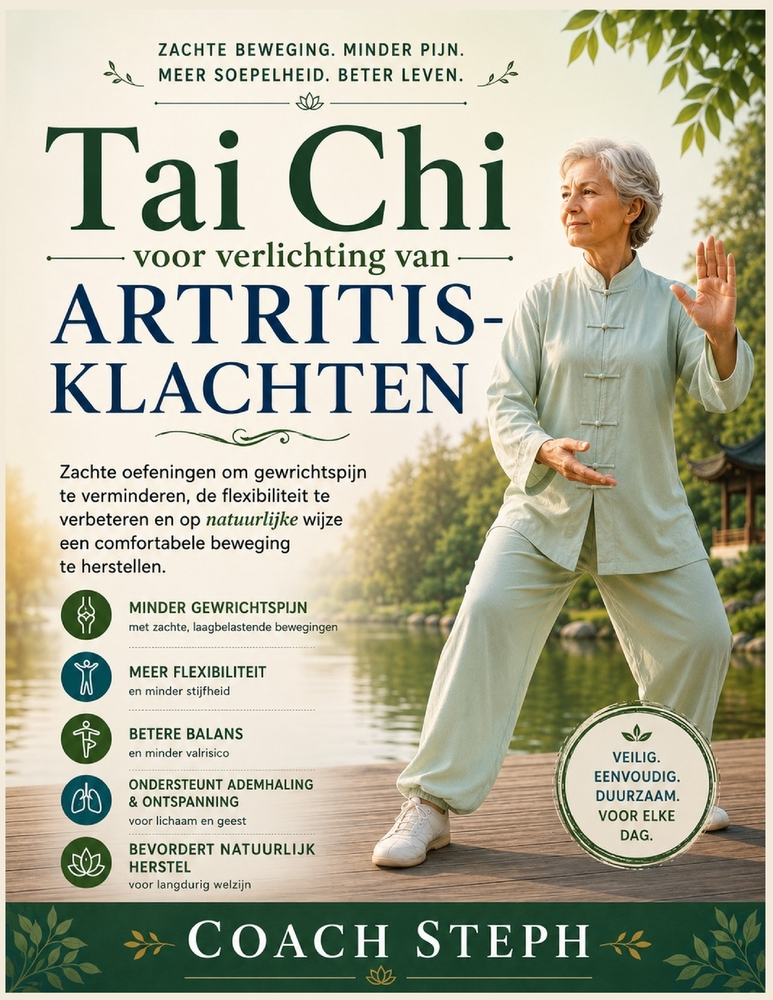Tai Chi pour soulager l'arthrite: Des exercices doux pour réduire les douleurs articulaires, améliorer la flexibilité et retrouver une mobilité confor cover