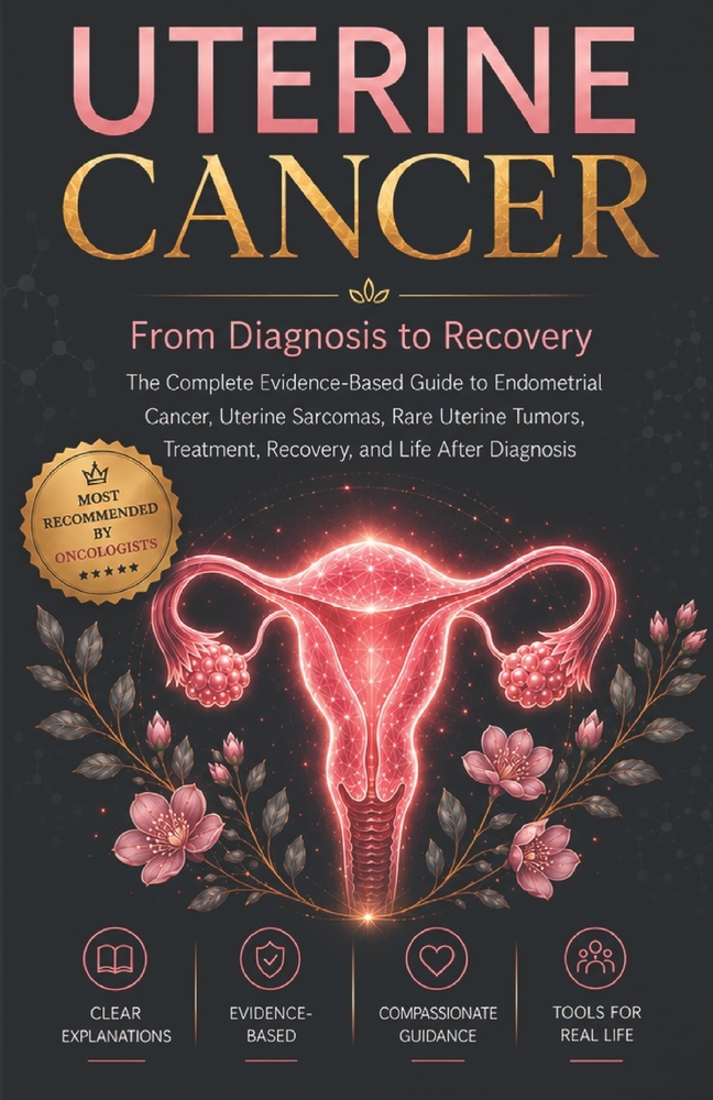 Uterine Cancer: From Diagnosis to Recovery: The Complete Evidence-Based Guide to Endometrial Cancer, Uterine Sarcomas, Rare Uterine Tumors, Treatment, cover