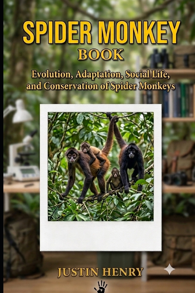 Spider Monkey Book: Evolution, Adaptation, Social Life, and Conservation of Spider Monkeys cover