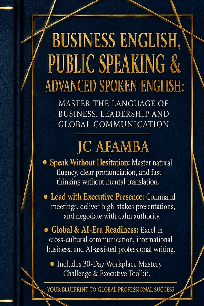 Business English, Public Speaking & Advanced Spoken English: Master the Language of Business, Leadership and Global Communication cover
