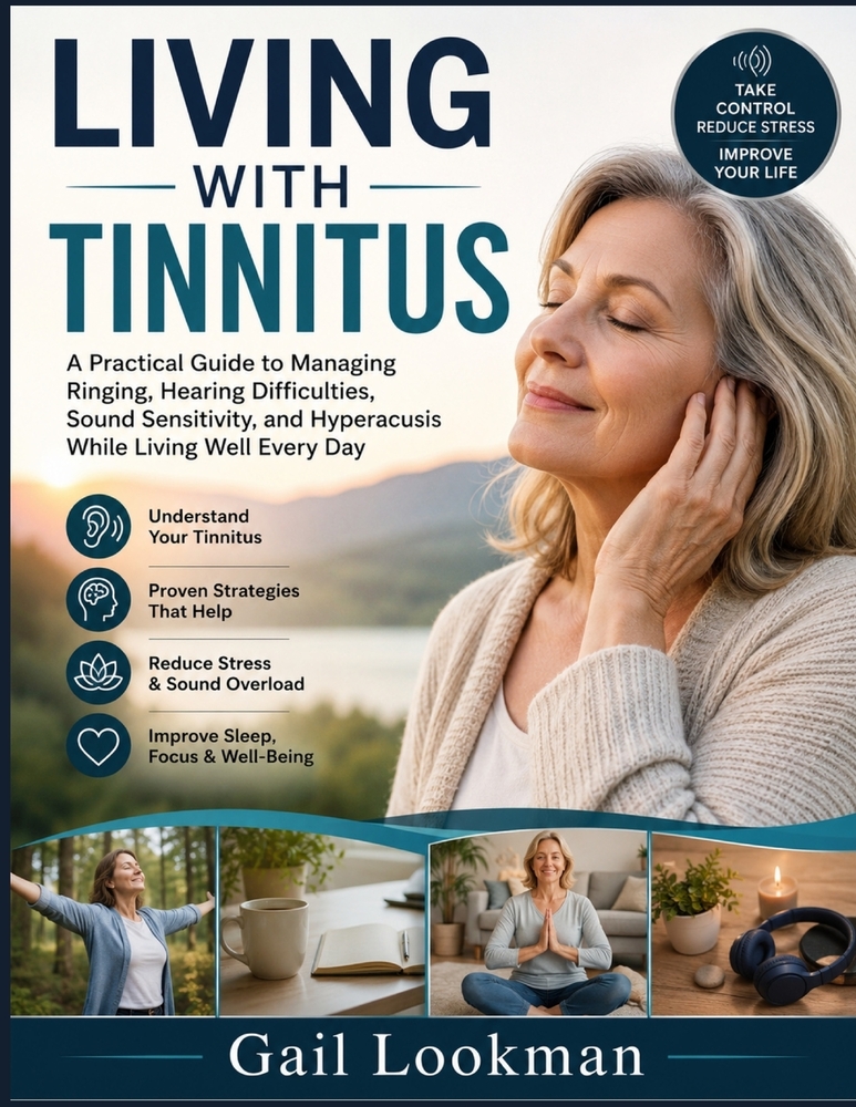 Living with Tinnitus: A Practical Guide to Managing Ringing, Hearing Difficulties, Sound Sensitivity, and Hyperacusis While Living Well Every Day cover
