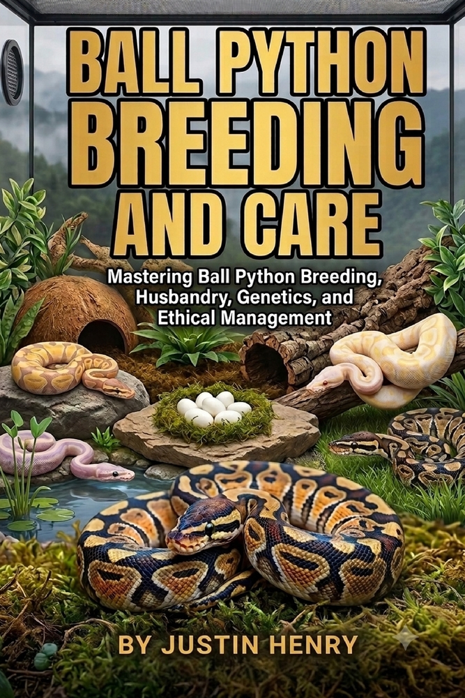 Ball Python Breeding and Care: Mastering Ball Python Breeding, Husbandry, Genetics, and Ethical Management cover