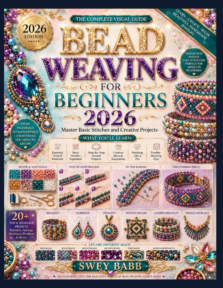 Bead Weaving for Beginners 2026: Master Basic Stitches and Creative Projects cover
