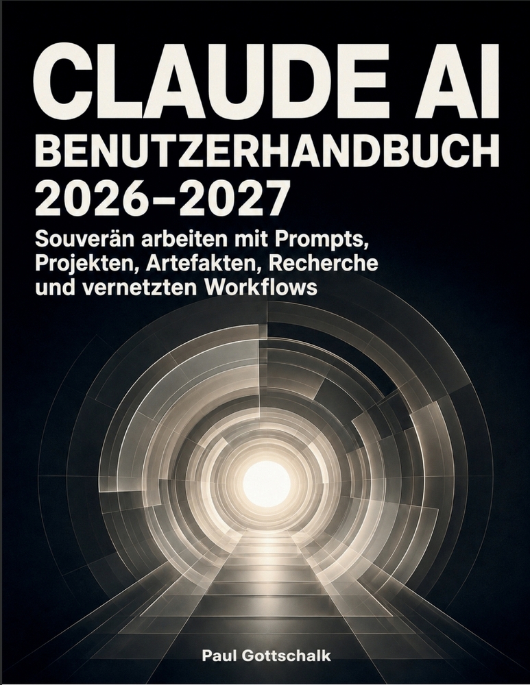 Claude AI Benutzerhandbuch 2026-2027: Souverän arbeiten mit Prompts, Projekten, Artefakten, Recherche und vernetzten Workflows cover