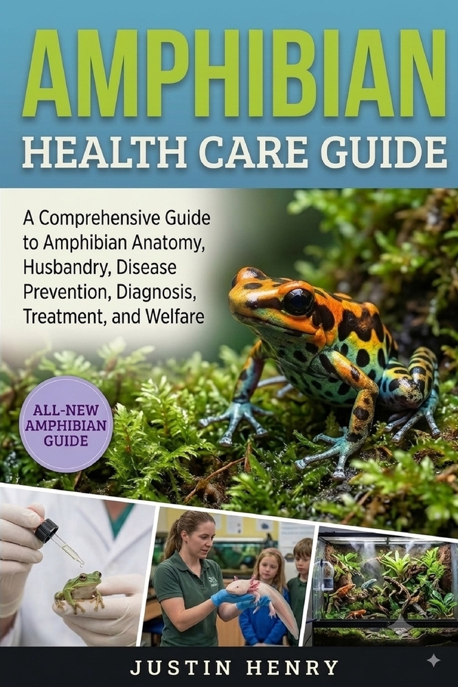 Amphibian Health Care Guide: A Comprehensive Guide to Amphibian Anatomy, Husbandry, Disease Prevention, Diagnosis, Treatment, and Welfare cover