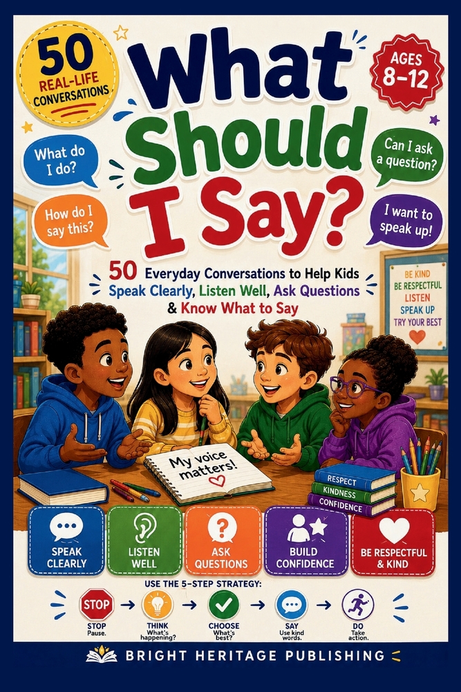 What Should I Say?: 50 Everyday Conversations to Help Kids Speak Clearly, Listen Well, Ask Questions & Know What to Say cover